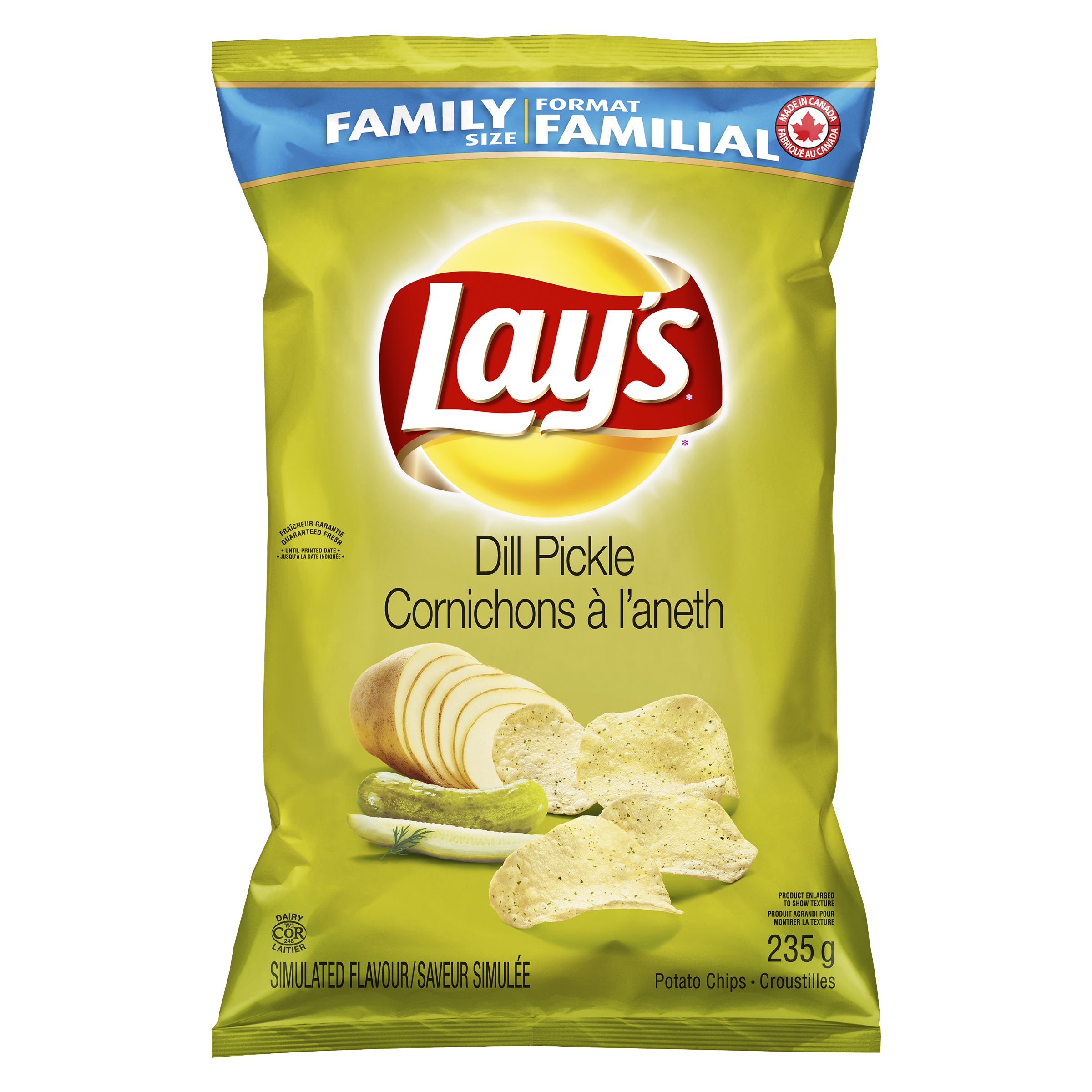 Potato Chips Lays 40x40g Dill Pickle