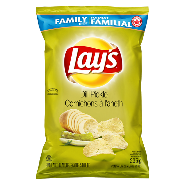 Potato Chips Lays 40x40g Dill Pickle