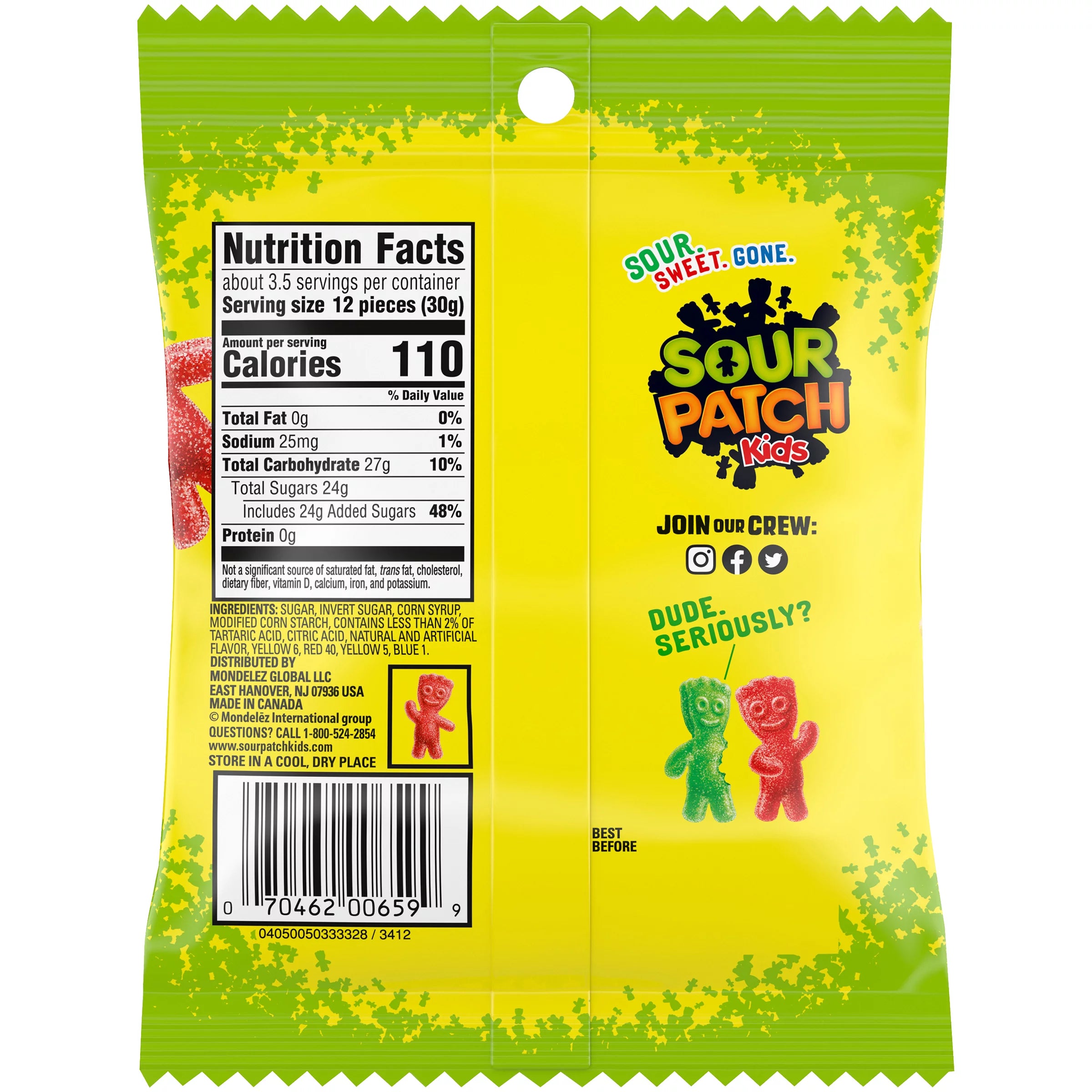 Maynard Gummies 18x60g Sour Patch Kids