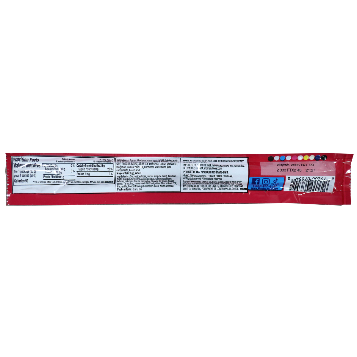 Nerds Rope 24×26g Rainbow