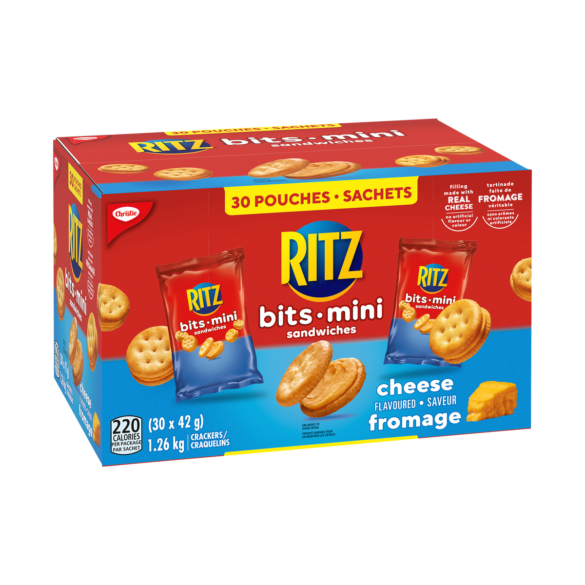 Cracker Ritz Mini Sandwiches 30x42g Cheddar