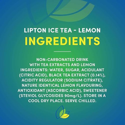 Lipton Iced Tea 12x340ml Lemon