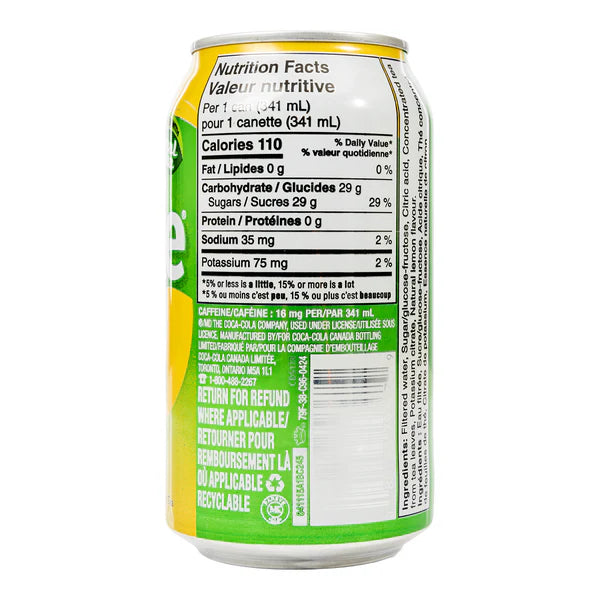 Fuze Ice Tea 12x341ml Lemon