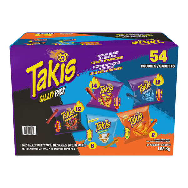 Taki's Galaxy Pack 54x28g Assorted