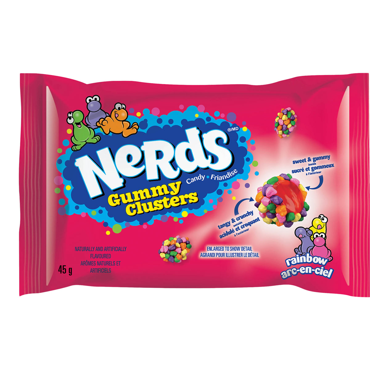 Nerds Gummy Cluster 20x45g  Rainbow
