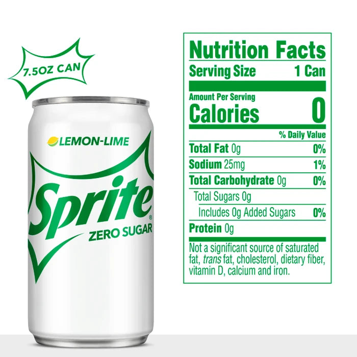 Sprite Lemon-Lime Can 12x355ml Zero