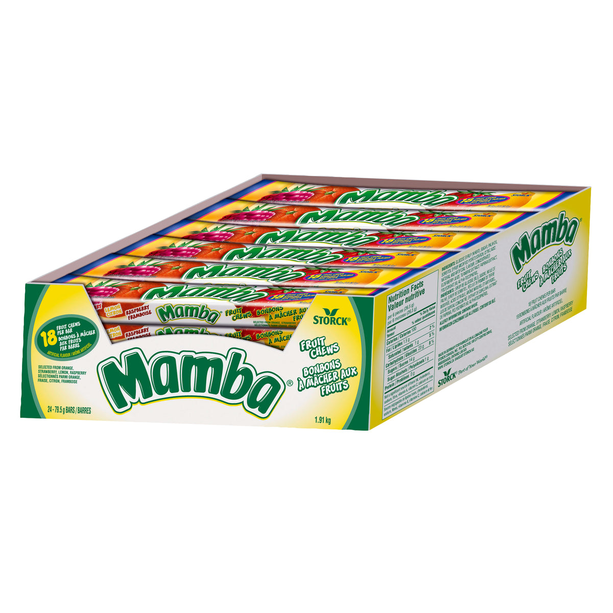 Mamba Fruit Chews 24x79g Assorted
