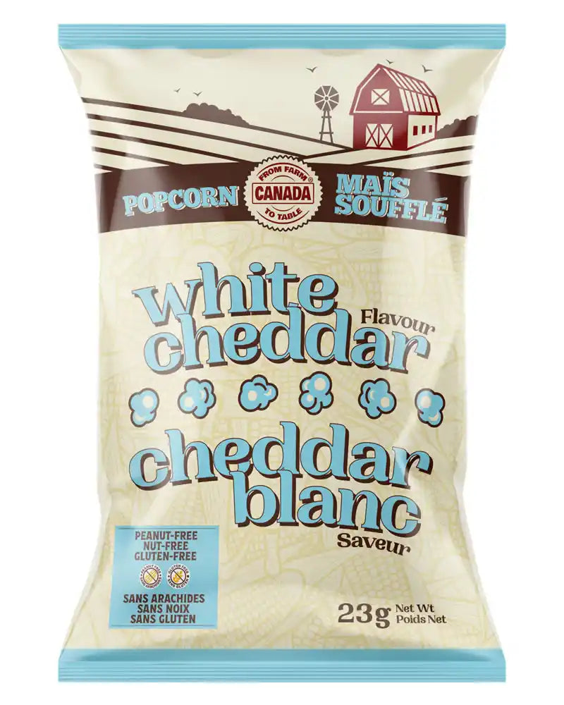 Popcorn From Farm to Table 32x23g White Cheddar