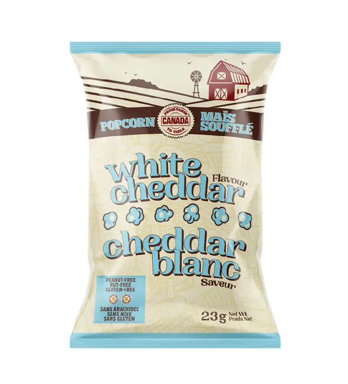 Popcorn From Farm to Table 32x23g White Cheddar