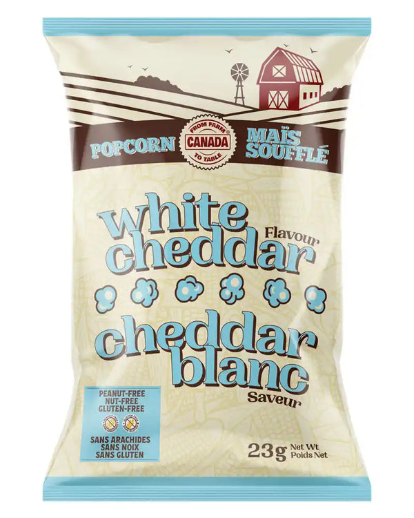 Popcorn From Farm to Table 32x23g White Cheddar