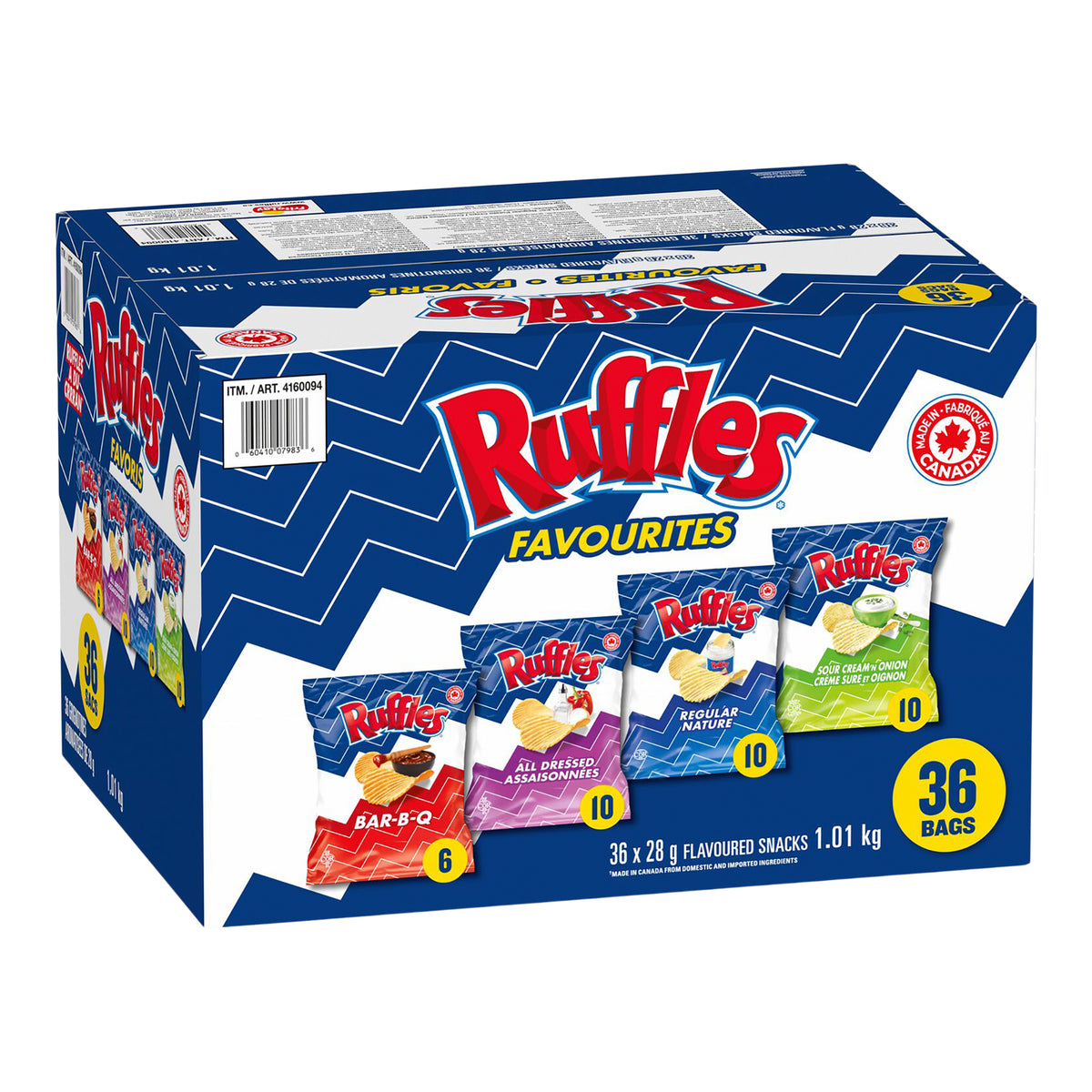 Ruffles 36x28g Variety