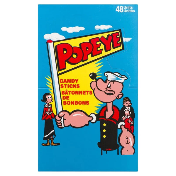 Popeye Candy Sticks 48's Original