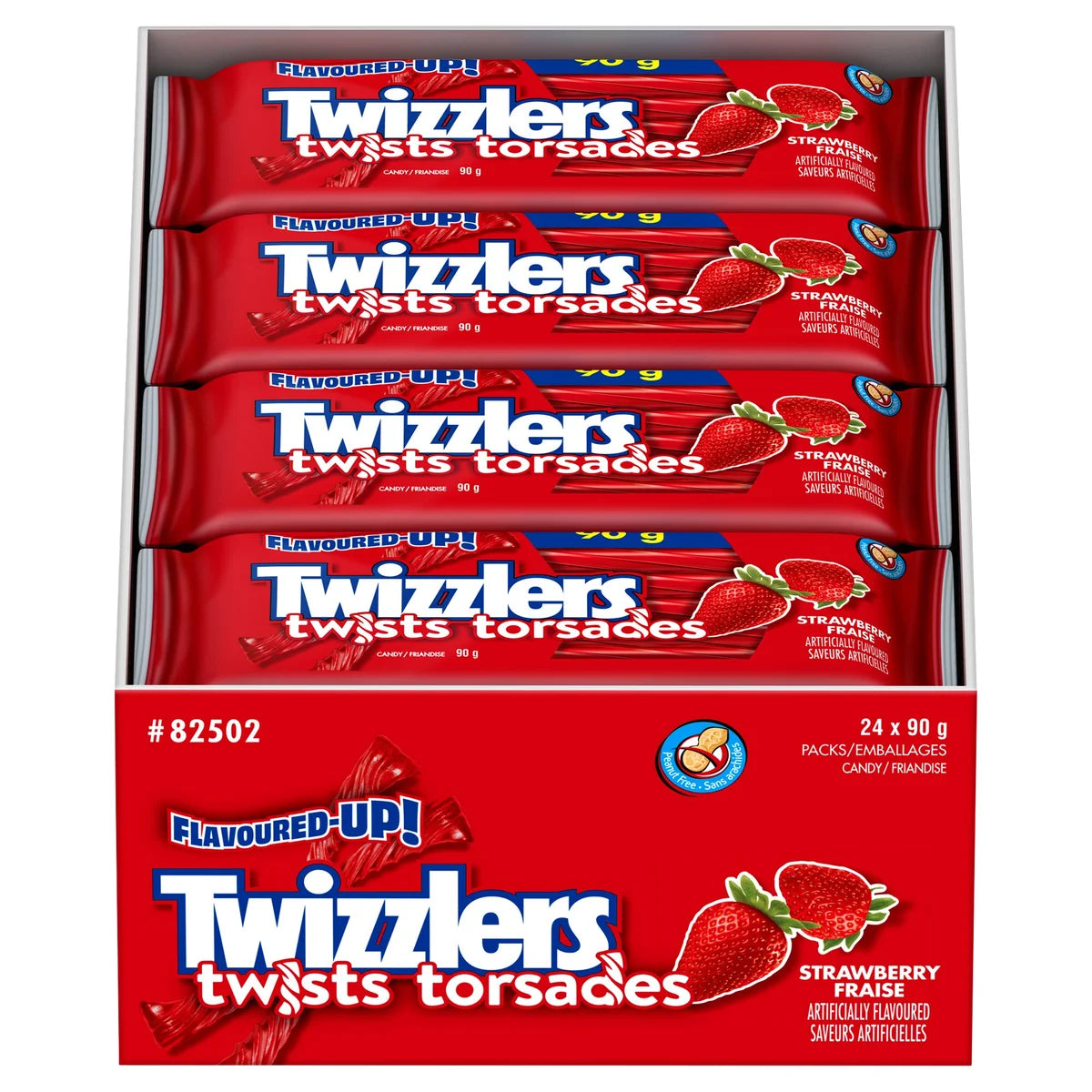 Twizzlers 24X90g Strawberry