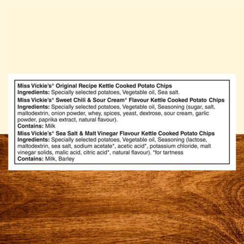 Miss Vickie's Chips 36x24g Variety