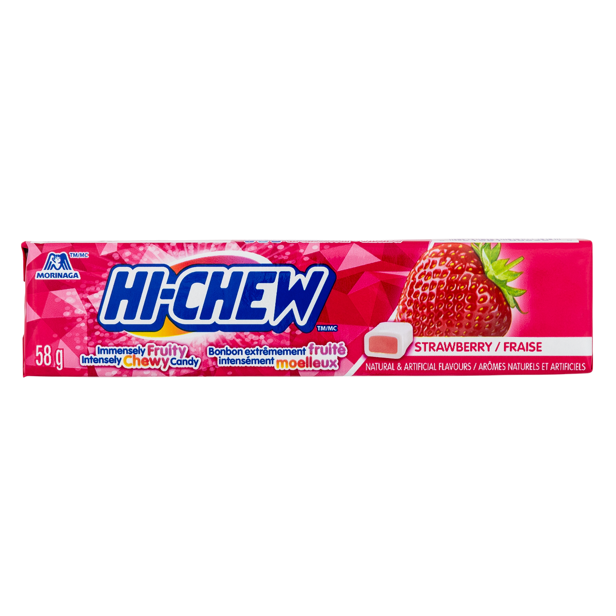 Hi Chew Soft Candy 12x58g Strawberry
