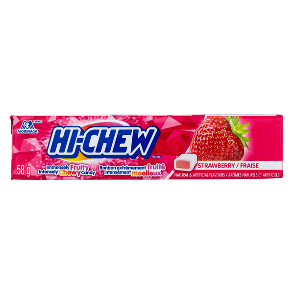 Hi Chew Soft Candy 12x58g Strawberry