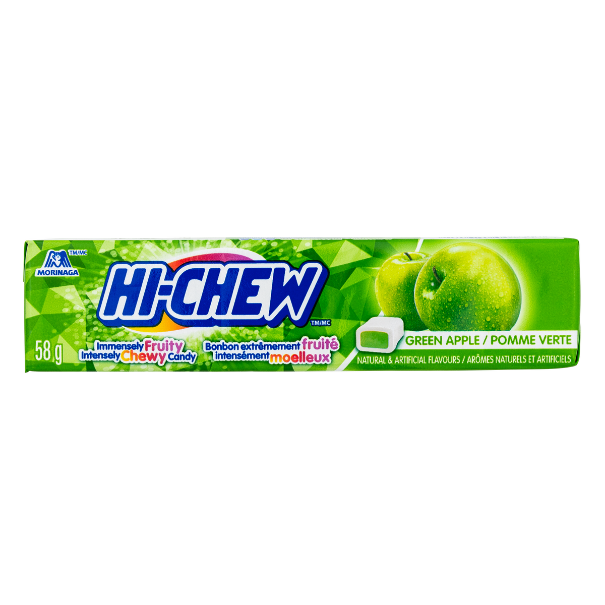Hi Chew Soft Candy 12x58g Green Apple