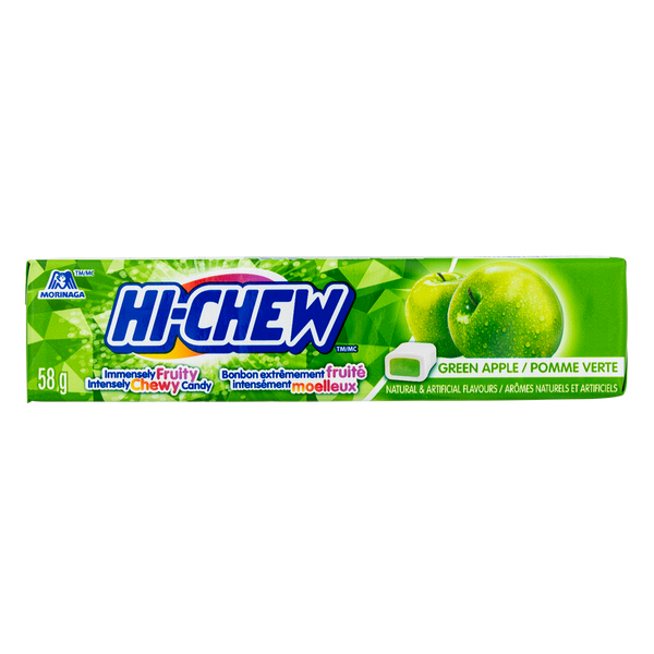 Hi Chew Soft Candy 12x58g Green Apple