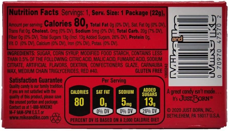 Mike and Ike 24x22g Cherry