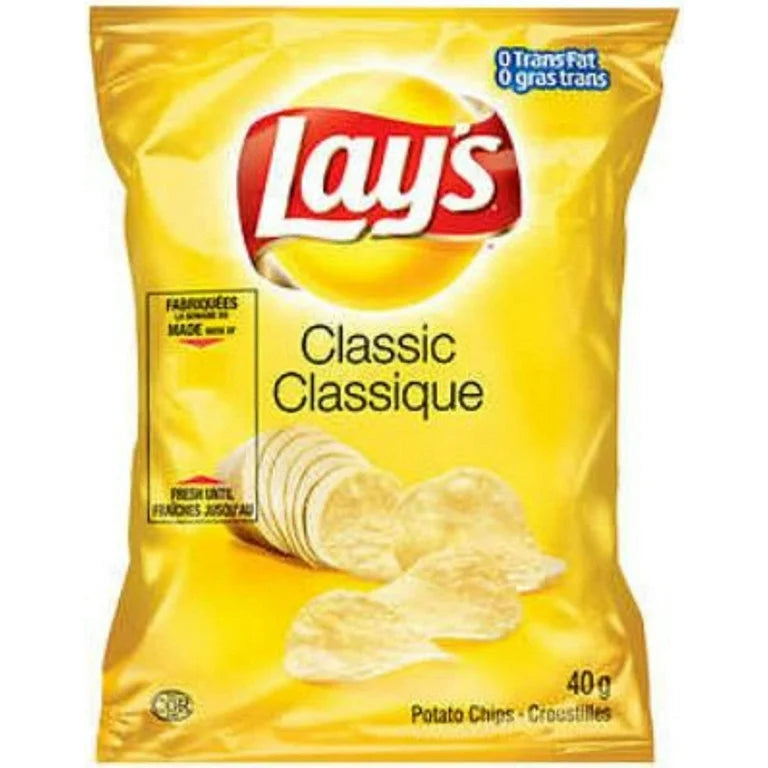 Potato Chips Lays 40x40g Classic