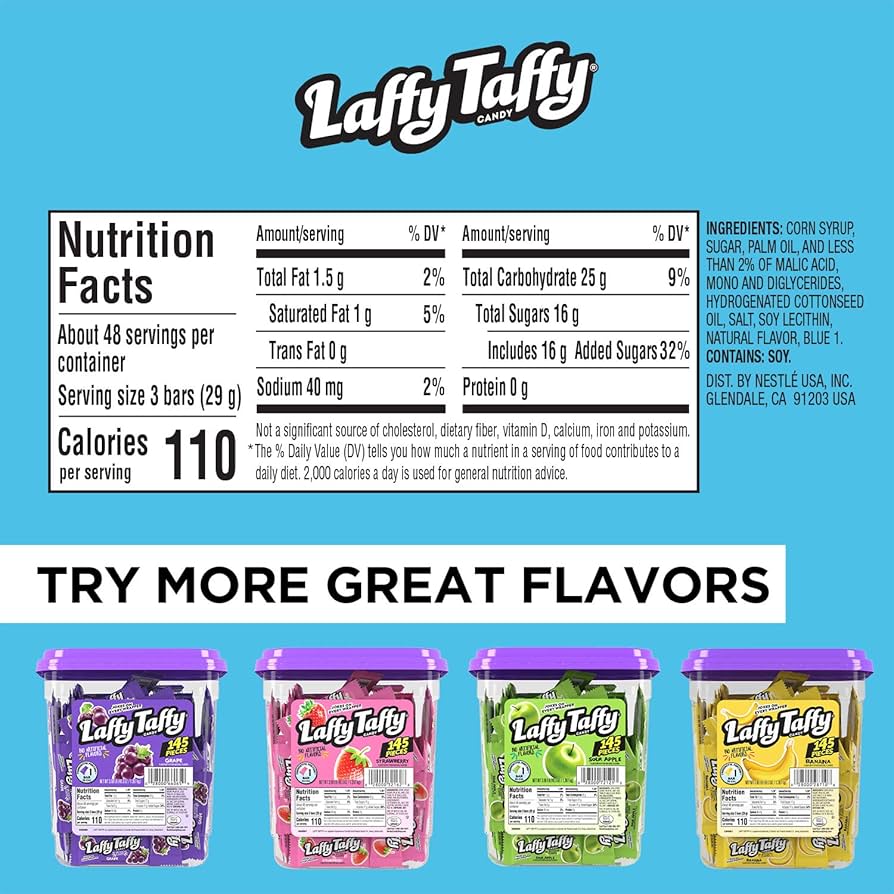 Laffy Taffy 145s Blue Raspberry