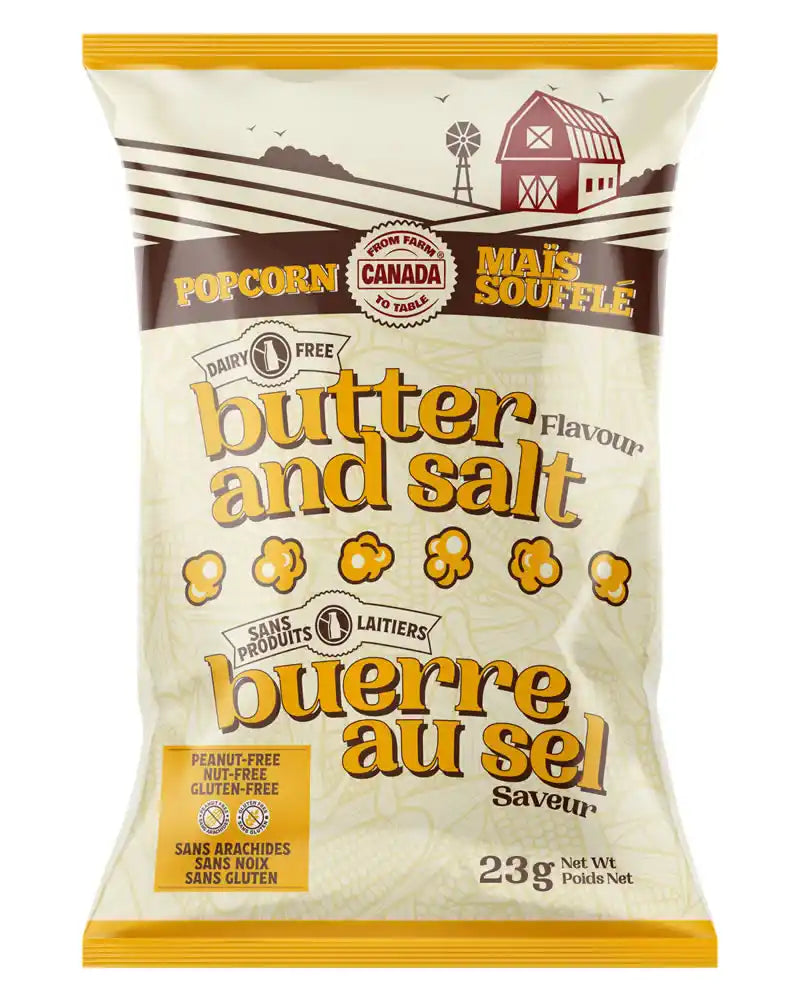 Popcorn From Farm to Table 32x23g Butter & Salt