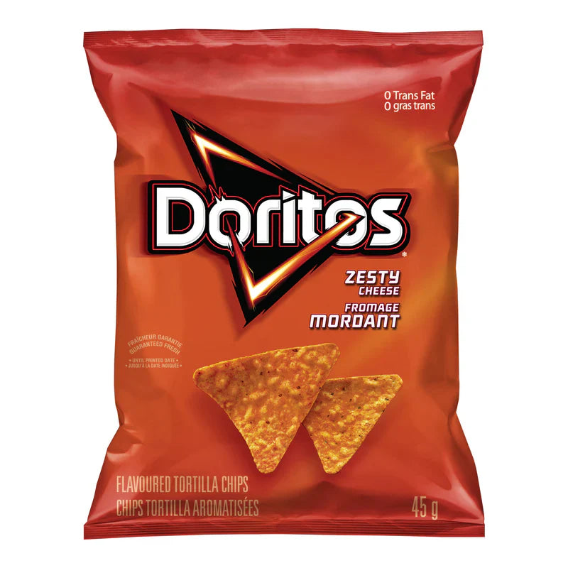 Doritos 48x45g Zesty Cheese