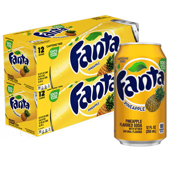 Fanta 12x355ml Pineapple