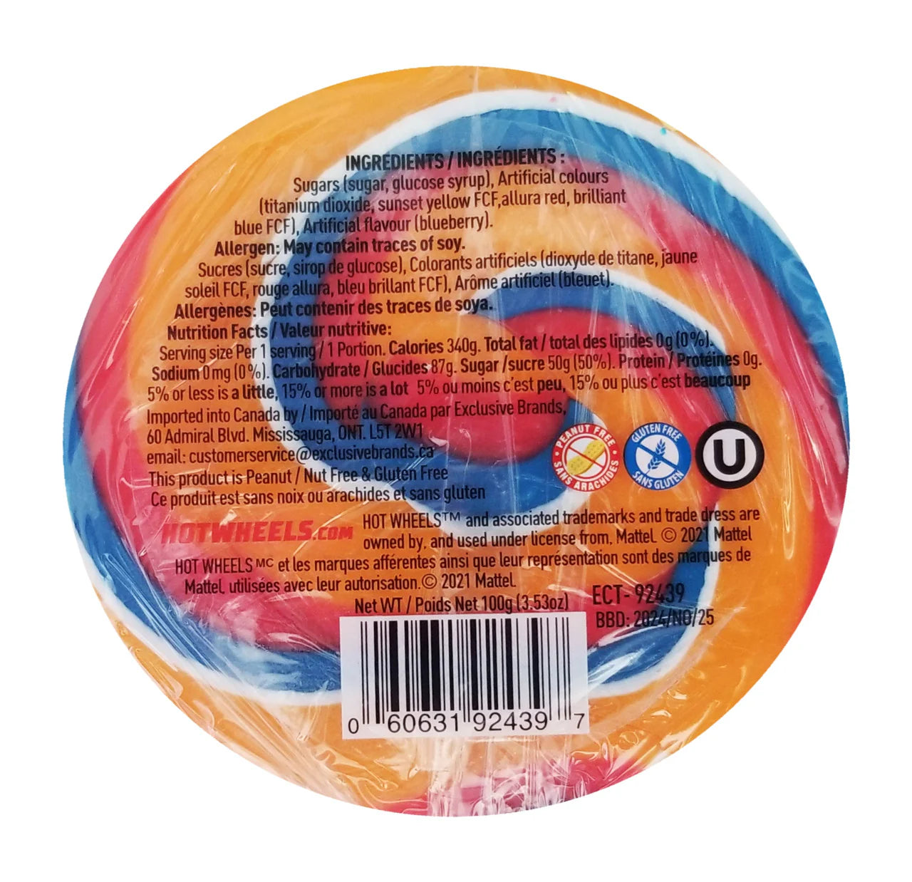 Jumbo Hot Wheels Pop 100g Original (single)