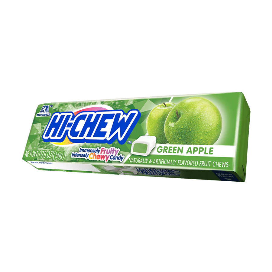 Hi Chew Soft Candy 12x58g Green Apple
