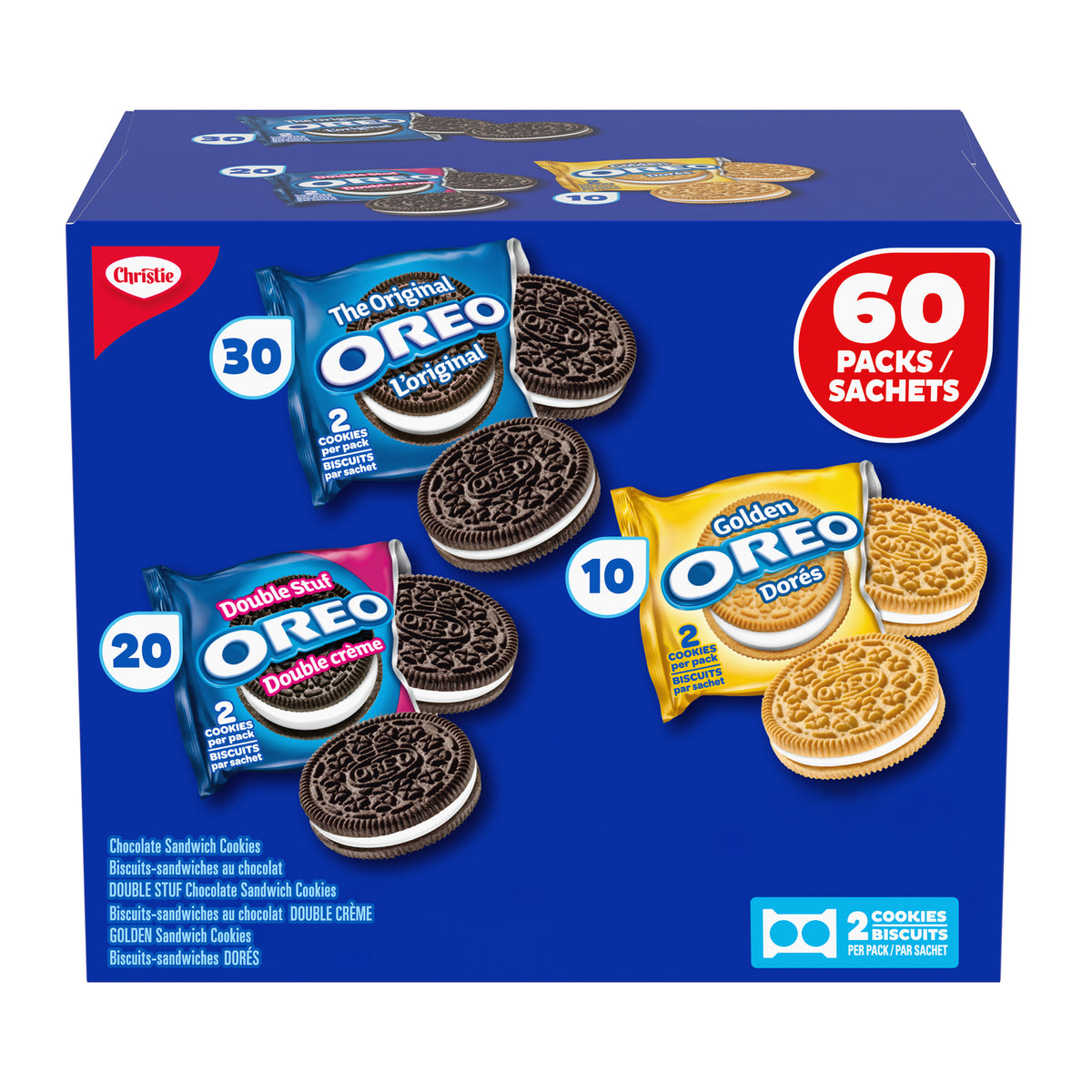 Oreo Cookie 60-pack Variety