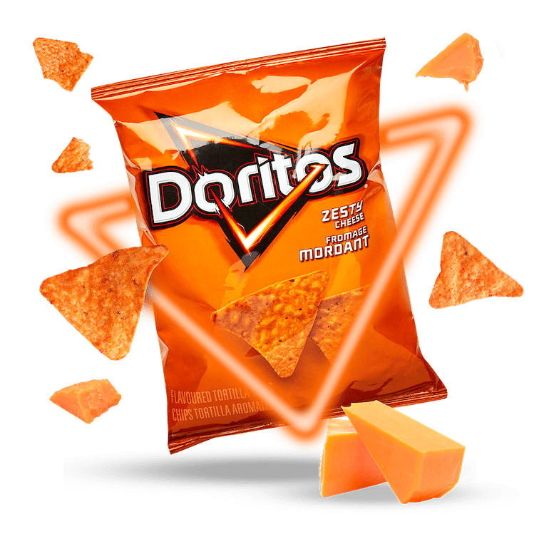 Doritos 48x45g Zesty Cheese