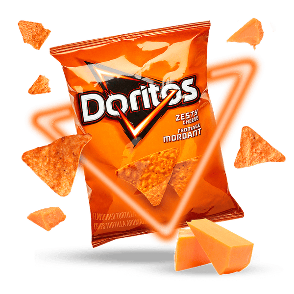 Doritos 48x45g Zesty Cheese