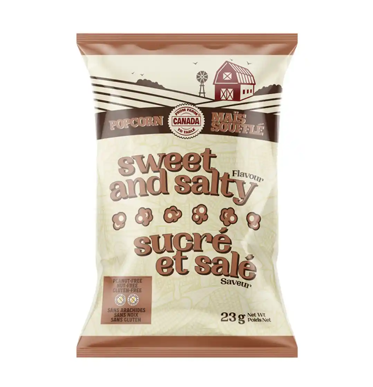 Popcorn From Farm to Table 32x23g Sweet & Salty