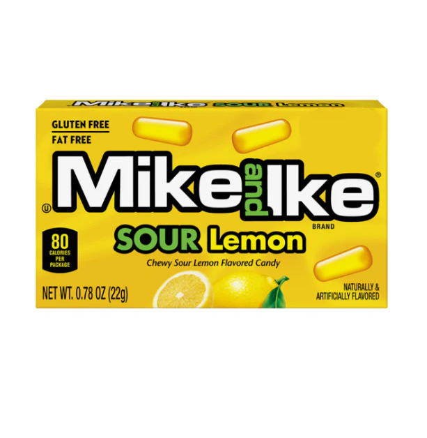 Mike and Ike 24x22g Sour Lemon