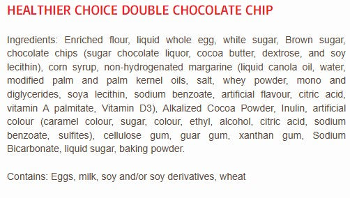 Cookie Shires 120x55g Double Chocolate