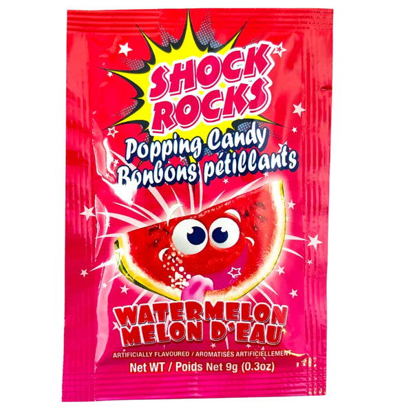 Shock Rocks Popping 24x9g Watermelon