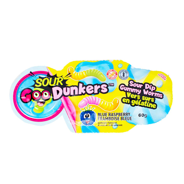 Goo Dunkers Sour Dip 12x60ml Gummy Worms