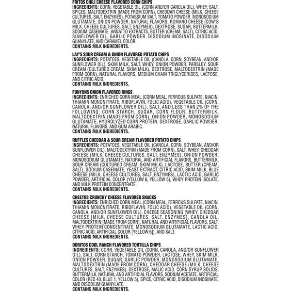 Frito Lay Chips 54×28g Variety