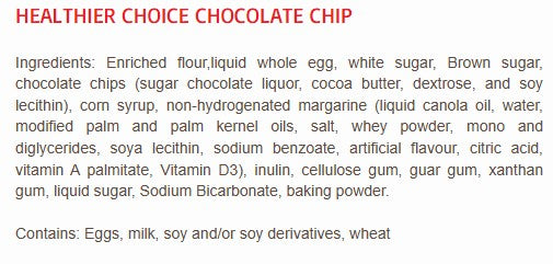 Cookie Shires 120x55g Chocolate Chips