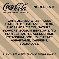 Coca-Cola Can 12x355ml Vanilla