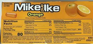 Mike and Ike 24x22g Orange