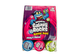 Galaxy Rocks 12x60g Bubble Gum