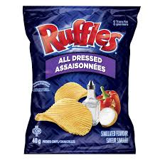 Ruffles Chips 48x40g Sour Cream & Onion