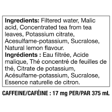 Fuze Ice Tea 12x341ml Lemon Zero