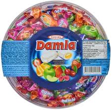 Soft Fruit Candies Damla 1Kg Assorted