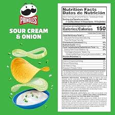 Pringles 12x67g Sour Cream & Onion