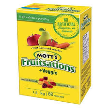 Mott’s Fruitsations Fruit Snacks 68×22g Assorted