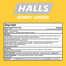 Halls 20-pack Honey Lemon