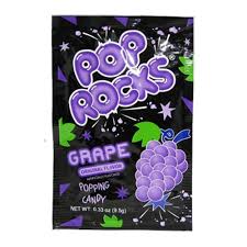 Shock Rocks Popping 24x9g Grape